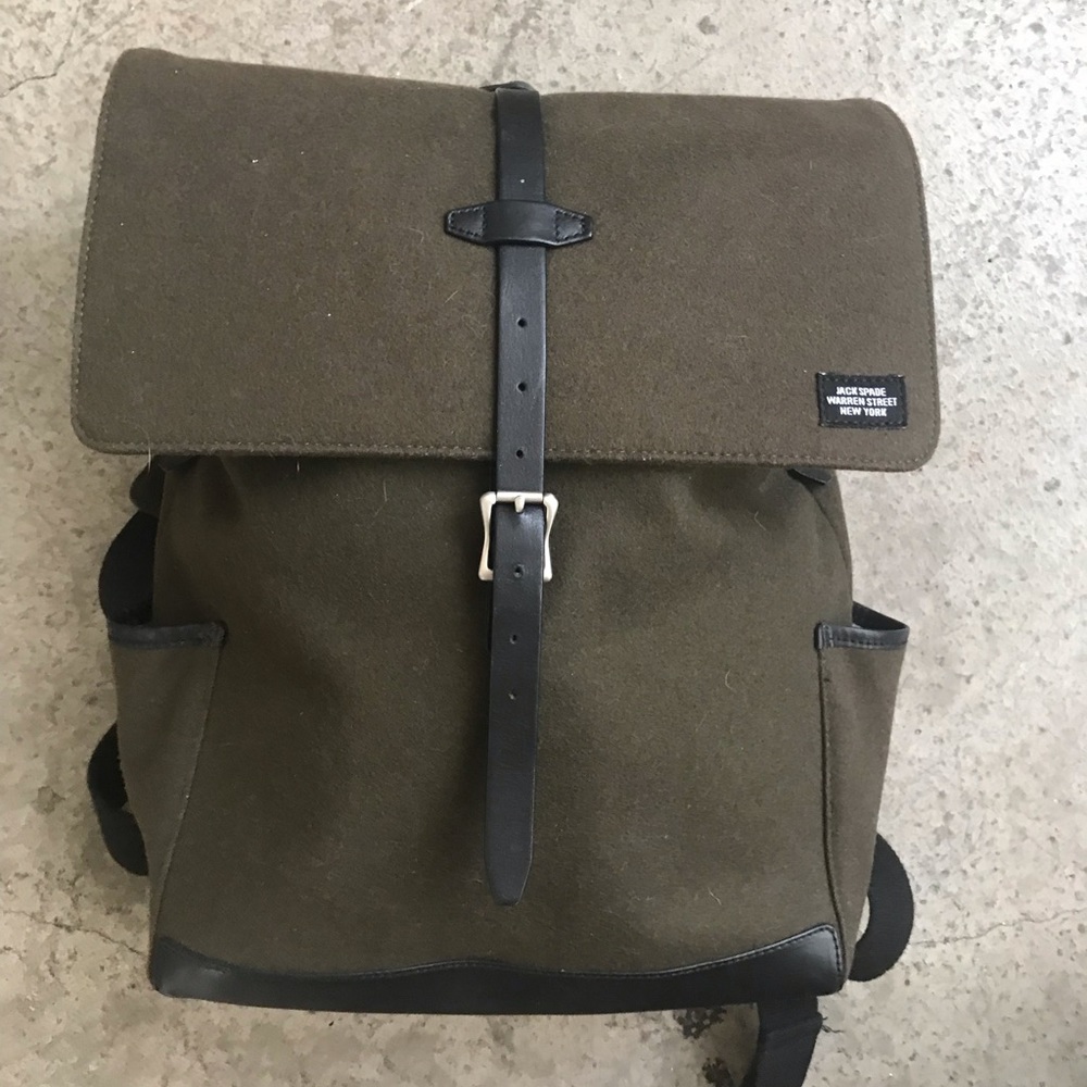 Jack spade wool backpack RARE
